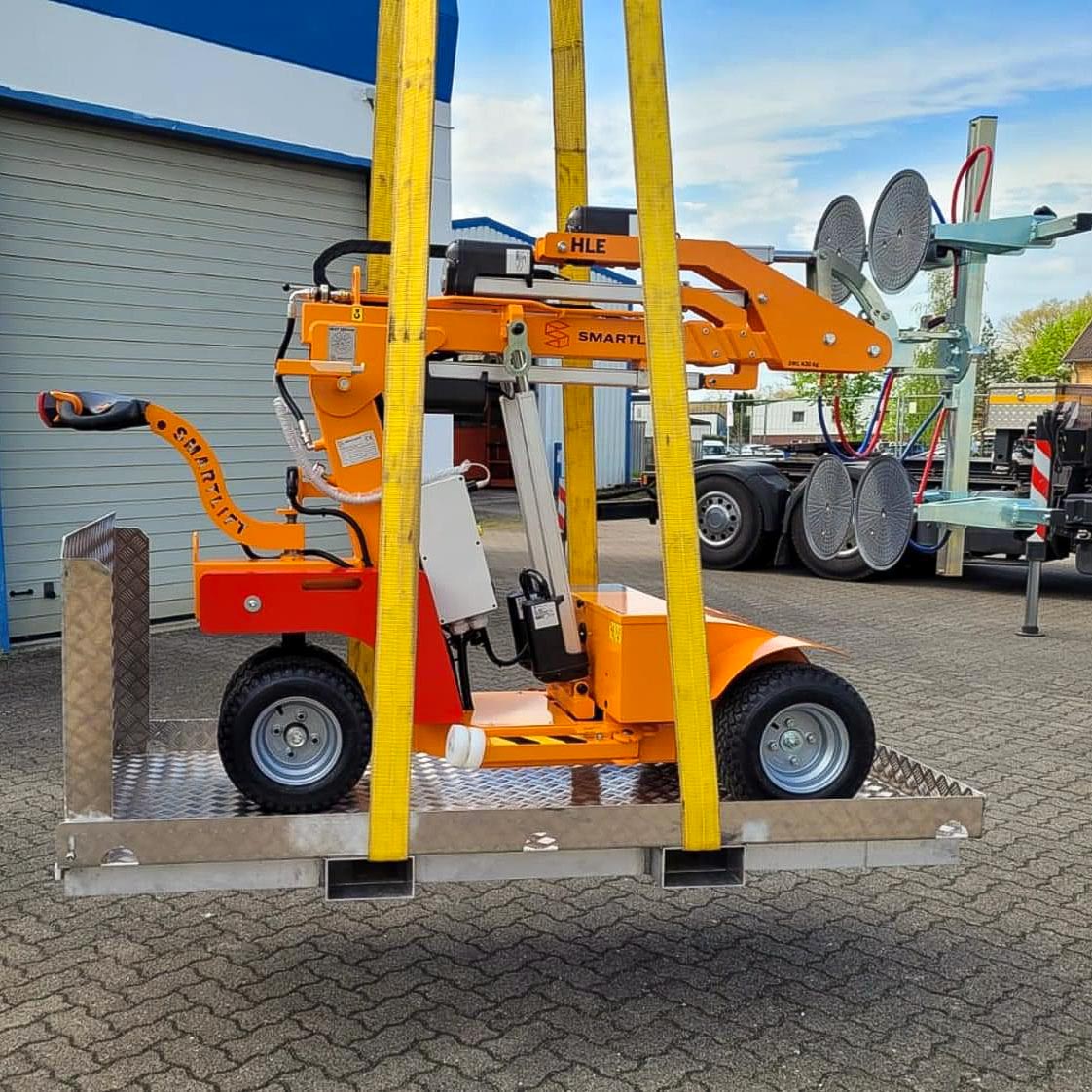 Mini-Kran Glasmontage mit Lift Dortmund